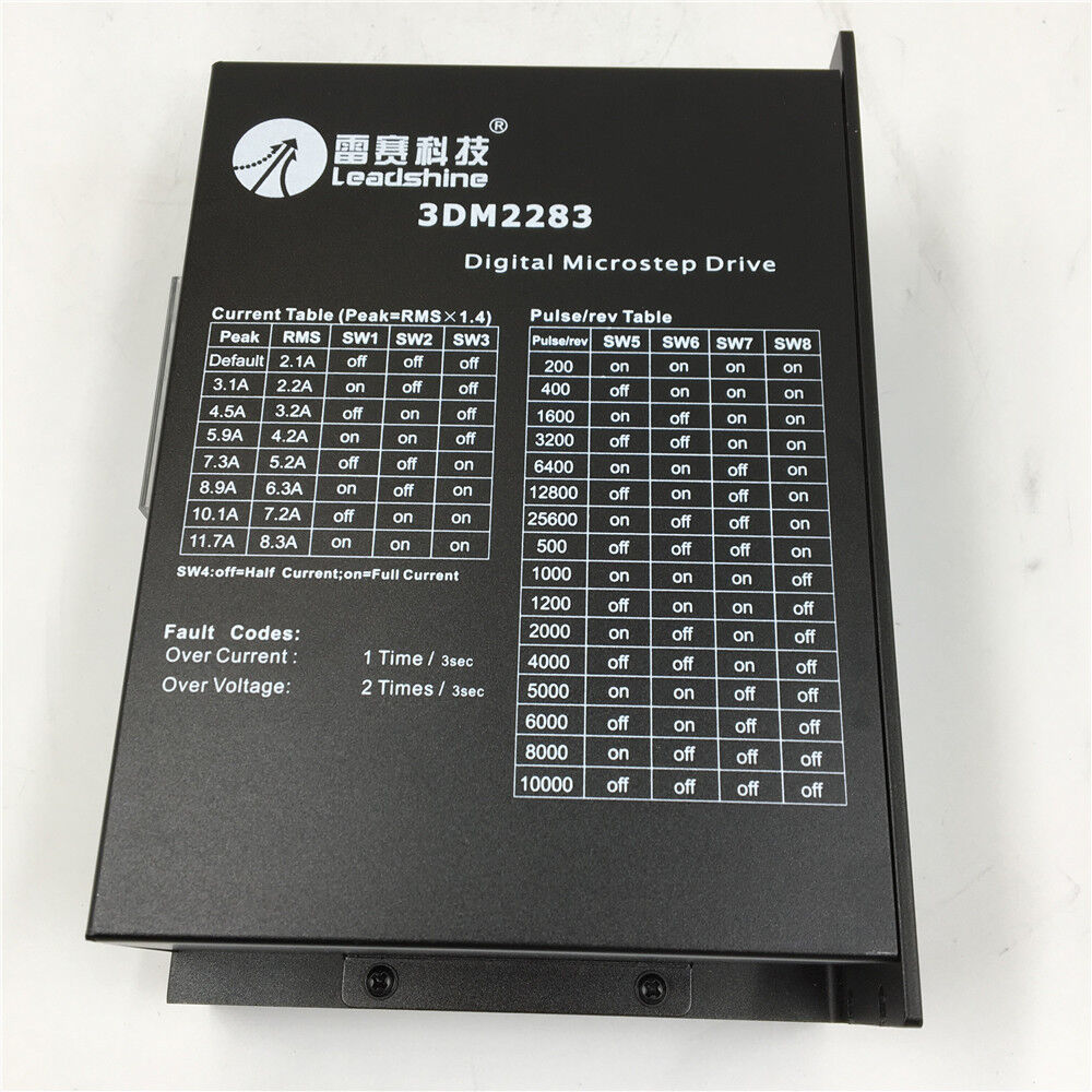 Digitaler Schritttreiber 2,1–11,7 A, 176–253 VAC für 3-Phasen-Schrittmotoren Nema 34, 42, 52